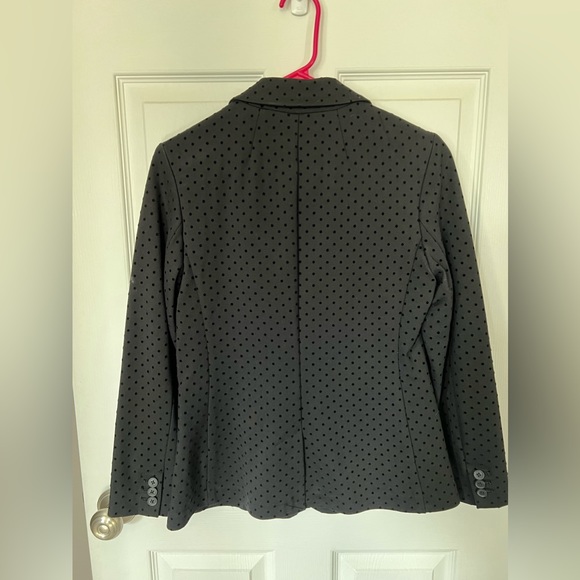 NWT Old Navy Black Dotted Blazer sz Small - Picture 2 of 6